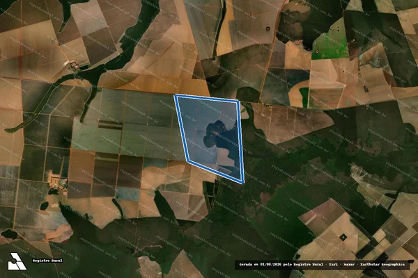 Imagem de satélite de Fazenda Keidy - Parcela 1 em Diamantino - MT