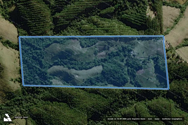 Imagem de satélite de FAZENDA PINHAO em Cândido de Abreu - PR