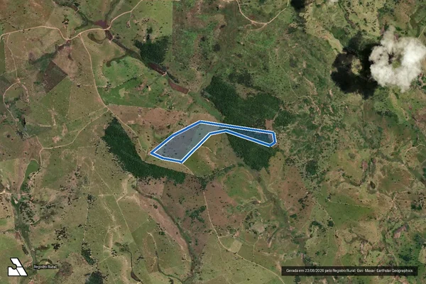 Imagem de satélite de FAZENDA BONFIM, UBERABA E ORIENTE - PARCELA 02-02 em Itanhém - BA