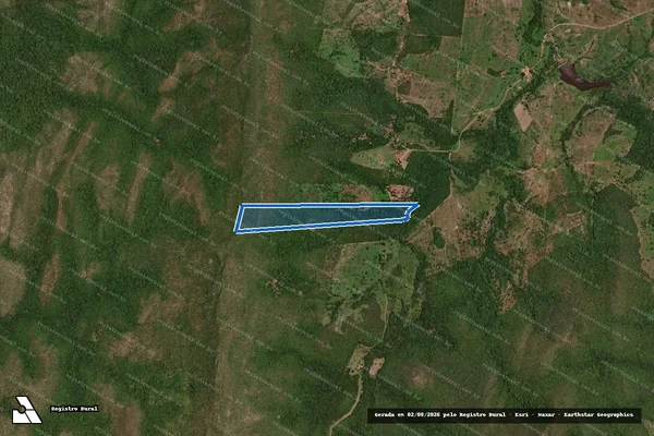 Imagem de satélite de FAZENDA NOVO HORIZONTE - Gleba 05 em Jaú do Tocantins - TO