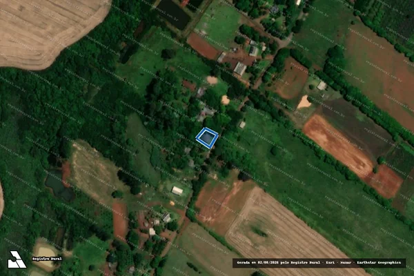 Imagem de satélite de PE CRISTO REDENTOR em São Borja - RS