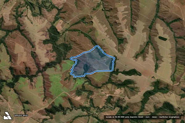 Imagem de satélite de FAZENDA NOVA SUÉCIA - 001 em Sacramento - MG