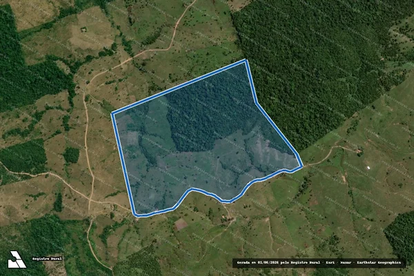 Imagem de satélite de FAZENDA CAMPO VERDE  - 01 em Rondon do Pará - PA
