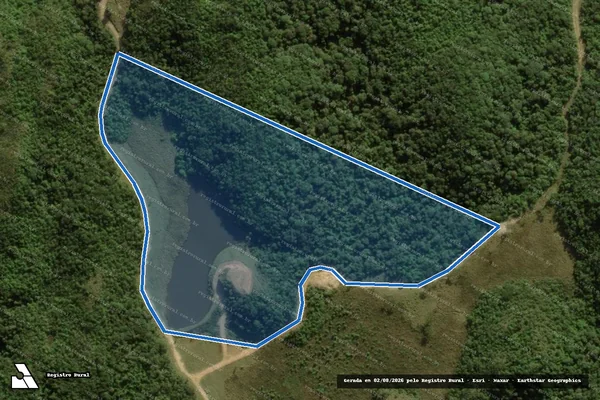 Imagem de satélite de FAZENDA RANCHO QUEIMADO - ÁREA 07 em Anitápolis - SC