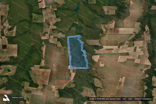 Imagem de satélite de GLEBA JUÍNA X - Parte 1 em Campos de Júlio - MT