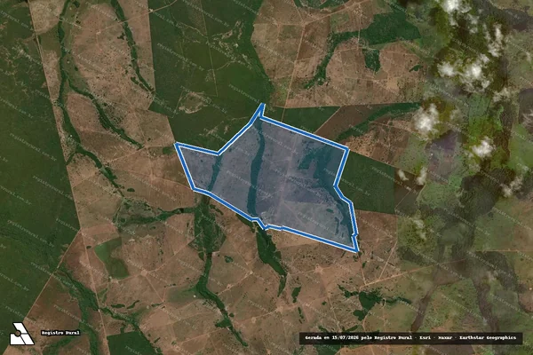 Imagem de satélite de FAZENDA BOM FIM - Parte 1 em Sandolândia - TO