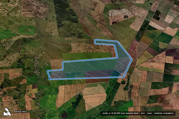 Imagem de satélite de FAZENDA ORDV NORTE - FAZENDA ORDV NORTE em Palmares do Sul - RS