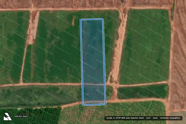 Imagem de satélite de Fazenda Luzia Aparecida - Quinhão IX - Quinhão IV-A em Tabapuã - SP