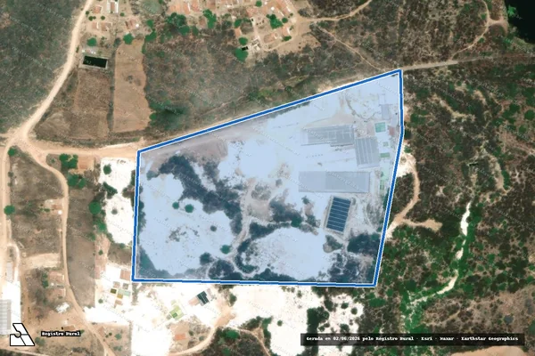 Imagem de satélite de SITIO BARRA - Parcela 1 - Parcela 1 em Juazeirinho - PB