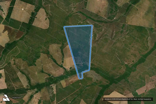 Imagem de satélite de FAZENDA BARRA DO DIA - MATRÍCULA 781 em São Félix do Araguaia - MT
