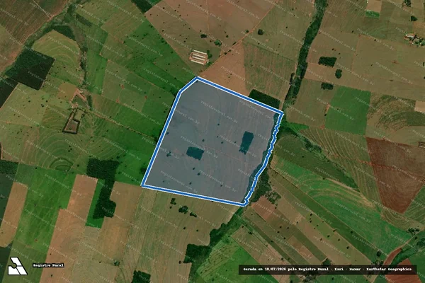 Imagem de satélite de UNIFICAÇÃO DOS LOTES 134,136,138 e 140 da GLEBA 04 em None