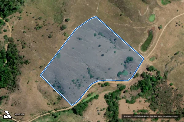 Imagem de satélite de FAZENDA SANTA CLARA - Gleba 01 em Itapebi - BA