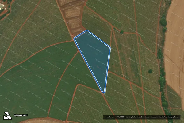 Imagem de satélite de FAZENDA CACHOEIRA  - FAZENDA CACHOEIRA GLEBA B em Pederneiras - SP