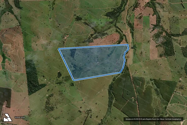 Imagem de satélite de Fazenda Vitória - Gleba Total em Guzolândia - SP