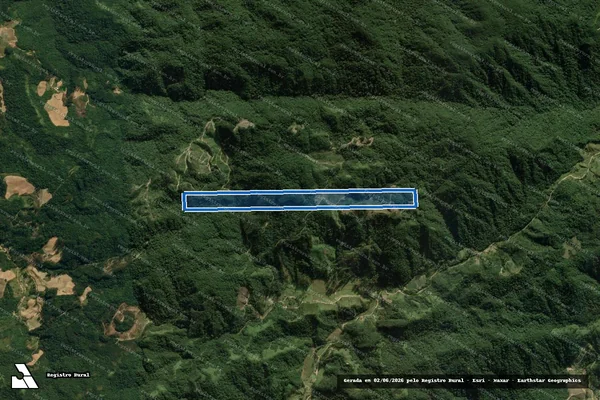Imagem de satélite de FAZENDA SANTA CRUZ - FAZENDA SANTA CRUZ em Major Gercino - SC