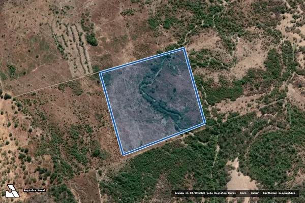 Imagem de satélite de FAZENDA MARABÁ II - P80 em Jaíba - MG