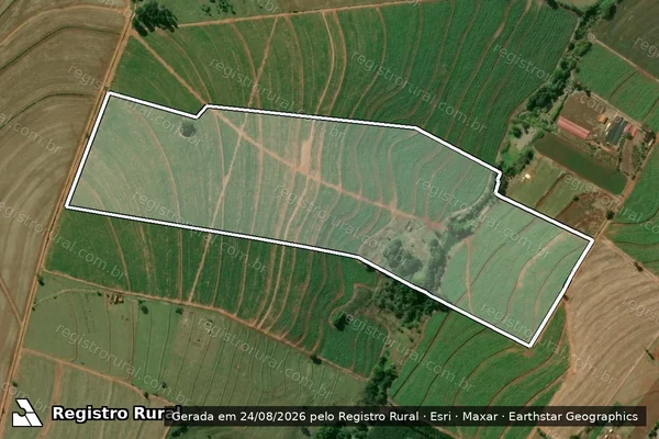 Imagem de satélite de Fazenda Oleo - Unica em Óleo - SP