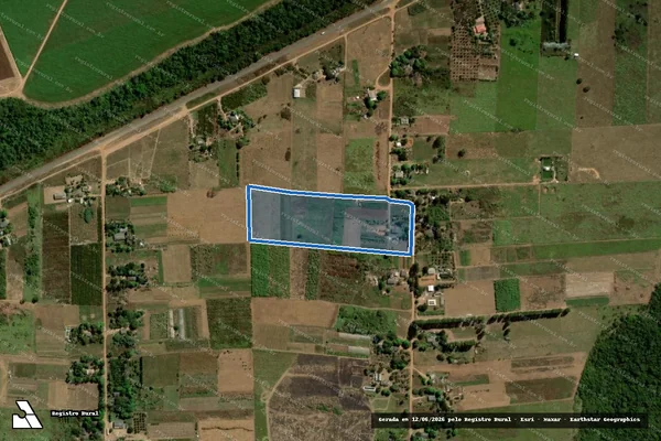Imagem de satélite de Lote 74-U - Linha 145 - Setor 12 - Gleba Corumbiara - LOTE 23 - 23 em Vilhena - RO
