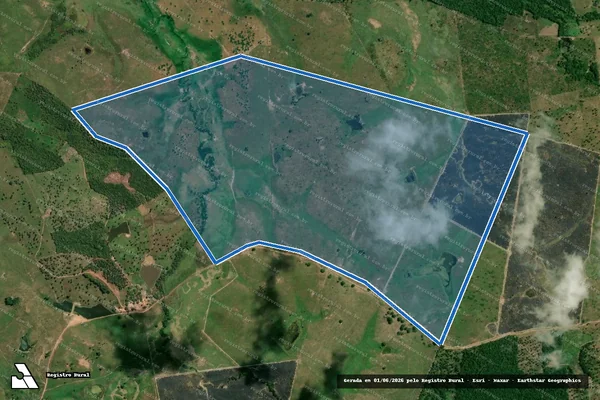 Imagem de satélite de FAZENDA CRISTINA - Parte 7 em Vitorino Freire - MA