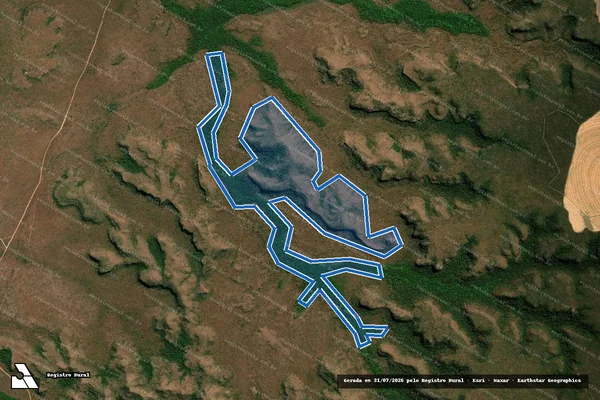 Imagem de satélite de FAZENDA  TEMERANTE (BLOCO XIII) / Parte 1 em Balsas - MA
