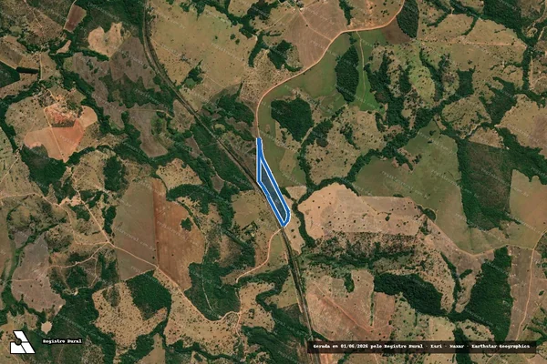 Imagem de satélite de FAZENDA CAMPO VERDE - Gleba 02 em Ipameri - GO