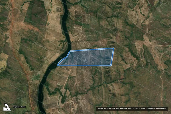 Imagem de satélite de LOTE 03_LOTEAMENTO GAMELEIRA - 001 em Paranã - TO