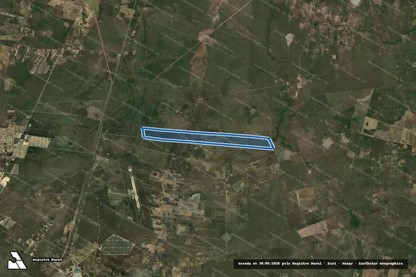 Imagem de satélite de FAZENDA ITABERABA em Bom Jesus da Lapa - BA