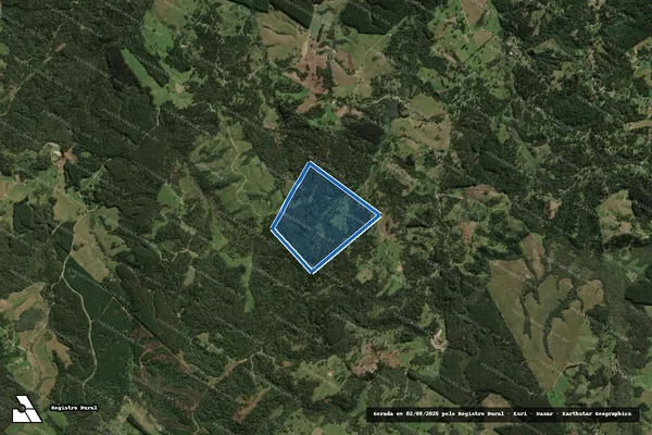 Imagem de satélite de Fazenda Mato Escuro em Lages - SC