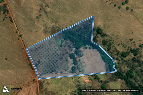 Imagem de satélite de Fazenda Ponte Grande - Parte 1 em Presidente Olegário - MG