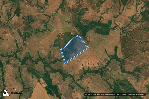 Imagem de satélite de Fazenda Sertãozinho - Parte 2 em Montes Claros de Goiás - GO