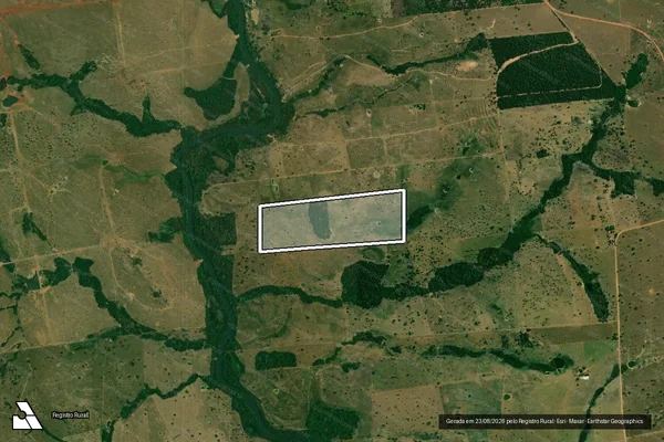 Imagem de satélite de SITIO DOIS IRMAOS I - MAT 2.846 em São José dos Quatro Marcos - MT