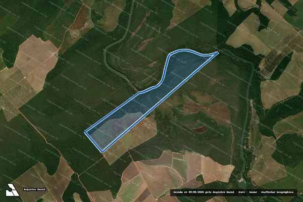 Imagem de satélite de FAZENDA CAFUNDO - Parte 1 em Santa Rita do Trivelato - MT