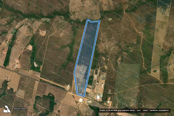 Imagem de satélite de FAZENDA NOTARO ALIMENTOS - Parte 1 em Balsas - MA