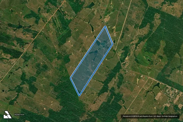 Imagem de satélite de Colônia Santa Rosa Lote 56 da Gleba Figueira - Parcela 1 em Rio Branco - AC