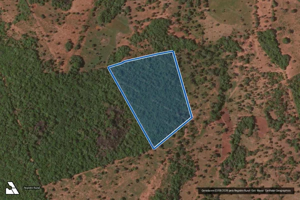 Imagem de satélite de Fazenda Santa Clara - Gleba 01 em São João do Pacuí - MG