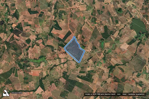 Imagem de satélite de SITIO VERDE - Parcela 01 em Candiba - BA