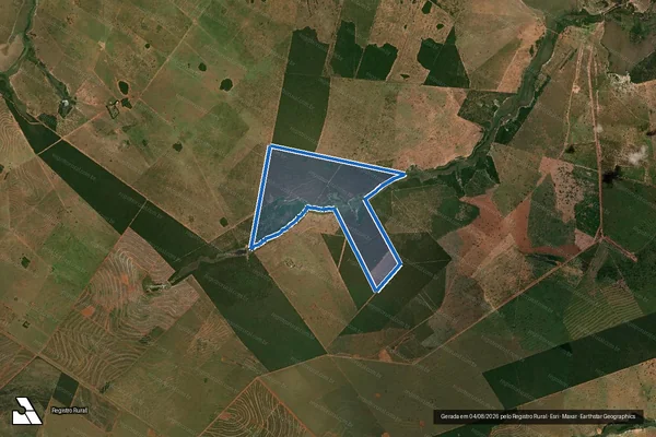 Imagem de satélite de Fazenda Tucano - Parte 1 em Campo Grande - MS