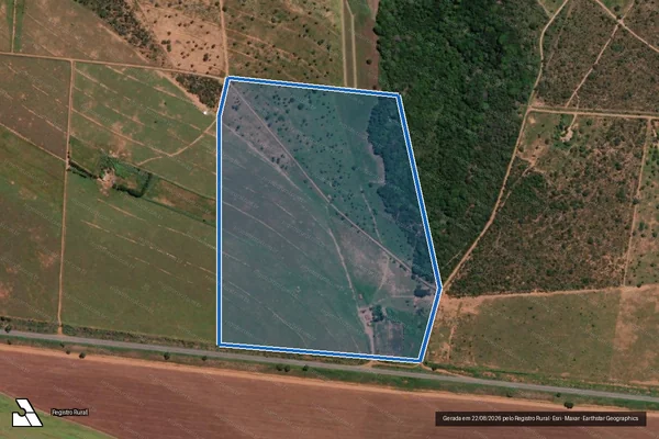 Imagem de satélite de LOTE ? 32 -  PA. VANDERLI RIBEIRO DOS SANTOS - Gleba 32 em Buritis - MG