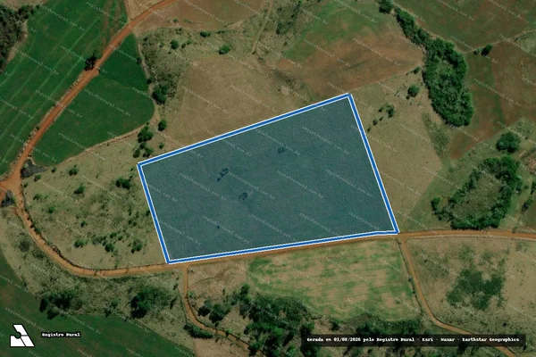 Imagem de satélite de Lote 238 ? Projeto de Assentamento Marcos Freire - Matrícula L238 P2 em Rio Bonito do Iguaçu - PR