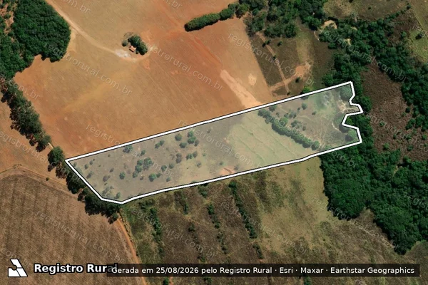 Imagem de satélite de FAZENDA ARCOS E ONZE MIL VIRGENS - Gleba B em Rio Paranaíba - MG