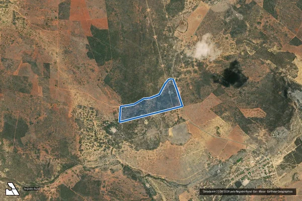 Imagem de satélite de Fazenda Limoeiro - Gleba B em Andaraí - BA