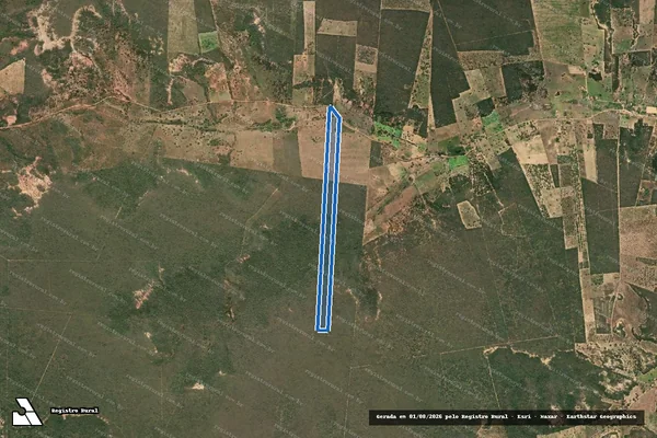 Imagem de satélite de FAZENDA MATA DO COURO - LOTE 13 em Quijingue - BA