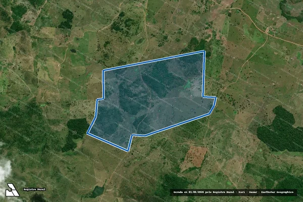 Imagem de satélite de FAZENDA OURO VERDE - 001 em Itambé - BA