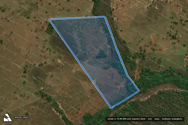 Imagem de satélite de Fazenda Campanha - Área Desmembrada III em Campo Grande - MS