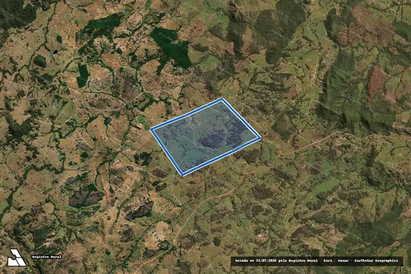 Imagem de satélite de FAZENDA QUEIXADA, EUROPA E SERTANEJO - 001 em Rubiataba - GO