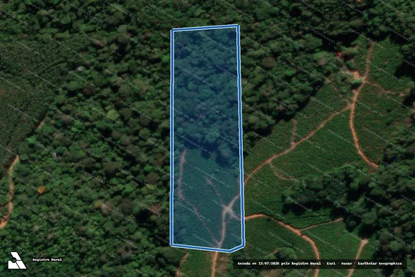 Imagem de satélite de Sitio Aparecida - PARCELA 01 em Marilândia - ES