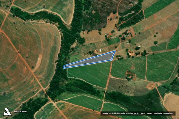 Imagem de satélite de Sitio Santa Helena - Parte I em Floreal - SP