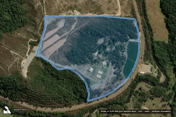 Imagem de satélite de PONTE ANA DE SÁ - Parte 1 em Itabirito - MG