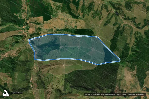 Imagem de satélite de FAZENDA CANDÃO DO NORTE - Parte 1 em Arame - MA