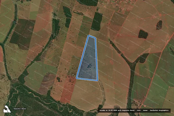 Imagem de satélite de FAZENDA SANTOS REIS - Parte 1 em Paranaíba - MS